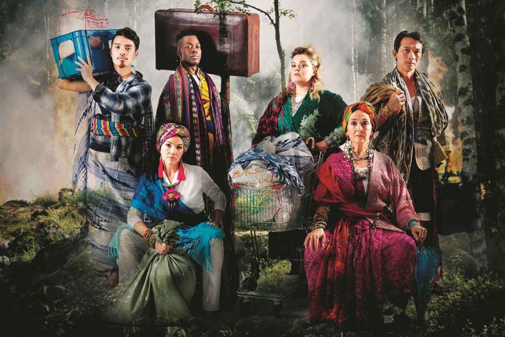 The cast of If Not Me, Who?, a play about sustainability that is part of Swire Properties’ Theatre Bites series of short plays at ArtisTree in Quarry Bay, Hong Kong. Photo: Hong Kong Youth Arts Foundation