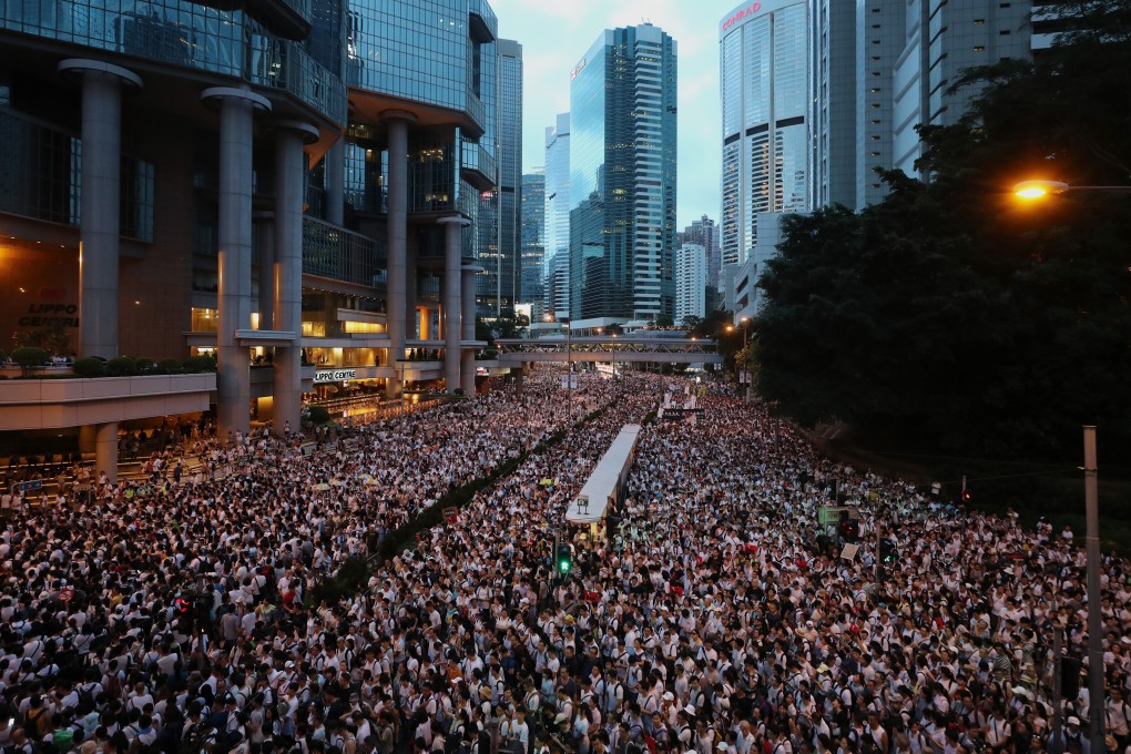 Sunday’s march was the biggest seen in Hong Kong for decades. Photo: Sam Tsang