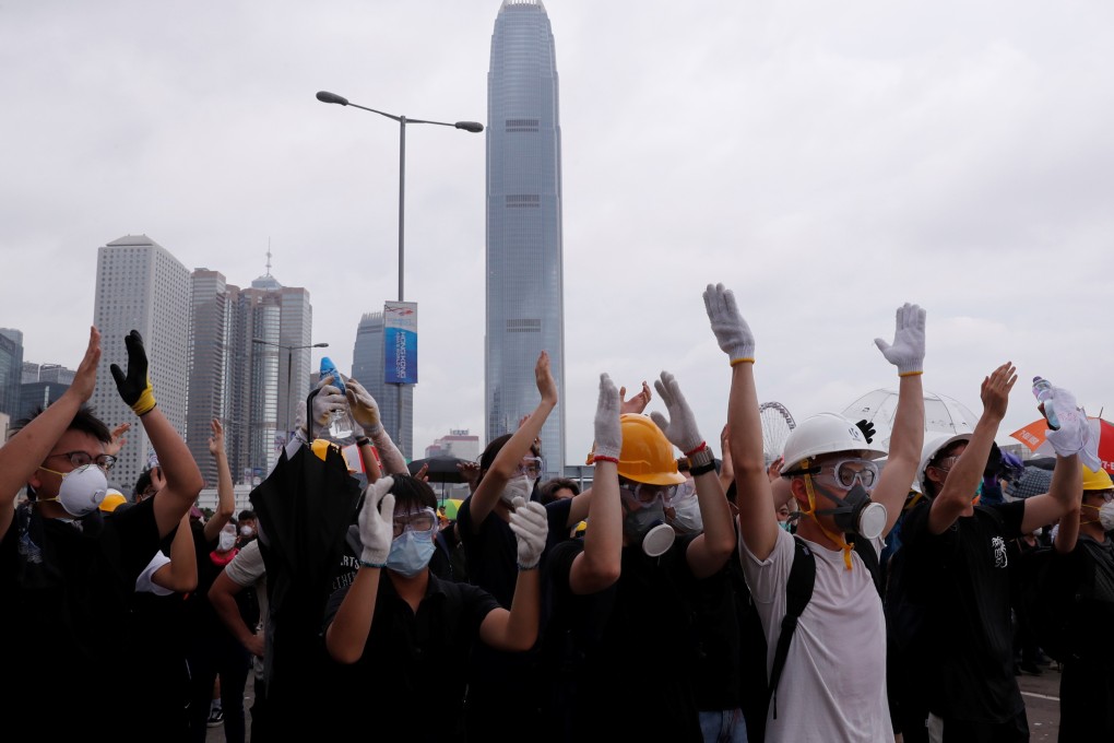 Protesters have barricaded streets around the legislature. Photo: Reuters
