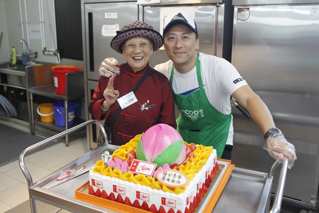 Eddy So Chin-wing volunteering with charity group Food Angel. The 43-year-old, who prepares and serves hot meals for the non-profit organisation, says his interactions with Hong Kong’s needy families and senior citizens have made him more appreciative of what he has.