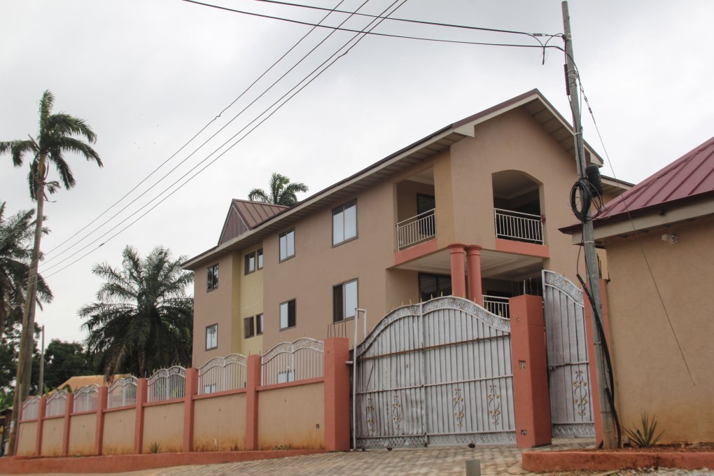 The Silver Spring residence in Kumasi, where two Canadians women, 19 and 20 years old, were living before they were kidnapped late on June 4. Photo: AFP