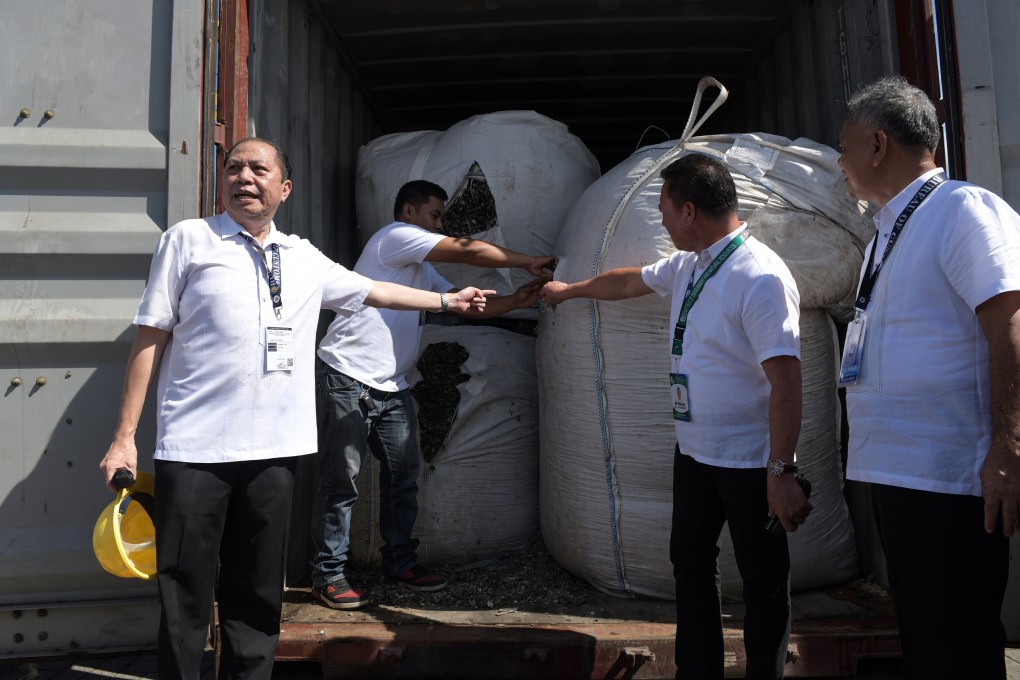 Philippine officials discovered the cargo in May. Photo: Greenpeace Hong Kong Office / Froilan Gallardo
