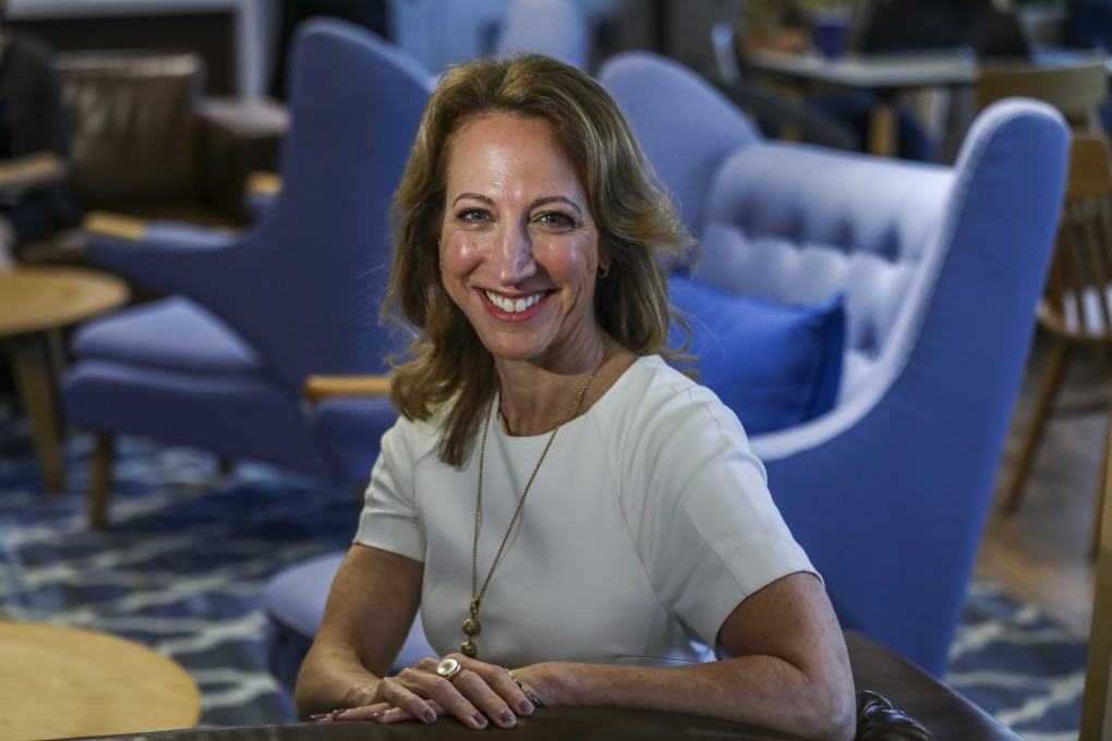 Tara Joseph, president of the American Chamber of Commerce in Hong Kong, welcomed the decision to suspend the extradition bill: Nora Tam