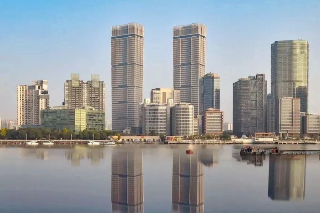 Star Harbour International Centre on the north bund of Shanghai’s Huangpu River, which CapitaLand bought for 12.8 billion yuan last November. Photo: Handout