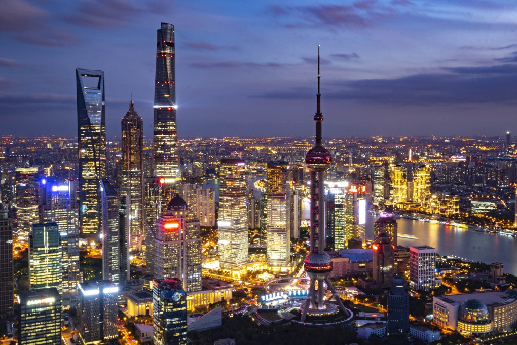 Shanghai at night, in a photo taken on November 1, 2018. Photo: Xinhua