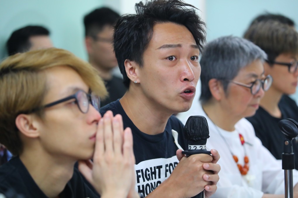 The Civil Human Rights Front’s convenor Jimmy Sham said Sunday’s march would go-ahead as planned. Photo: Edmond So