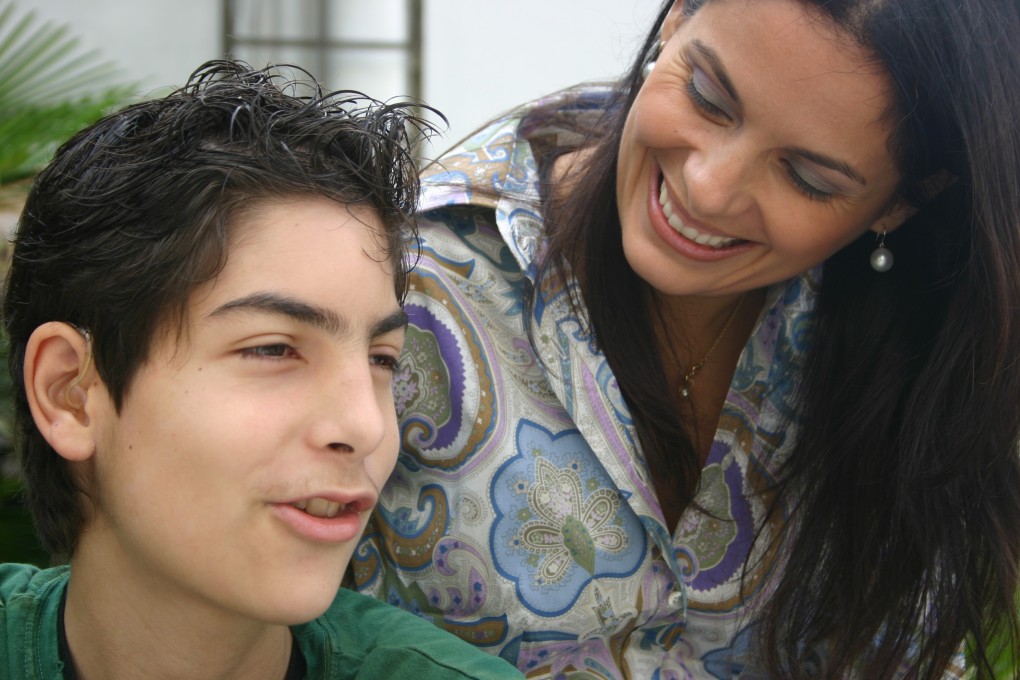 Christina Strong with her son Joshua Hellmann in 2007. Joshua suffered from MELAS syndrome, a rare genetic condition that is often fatal and particularly affects the brain, nervous system and muscles. Photo: Annemarie Evans