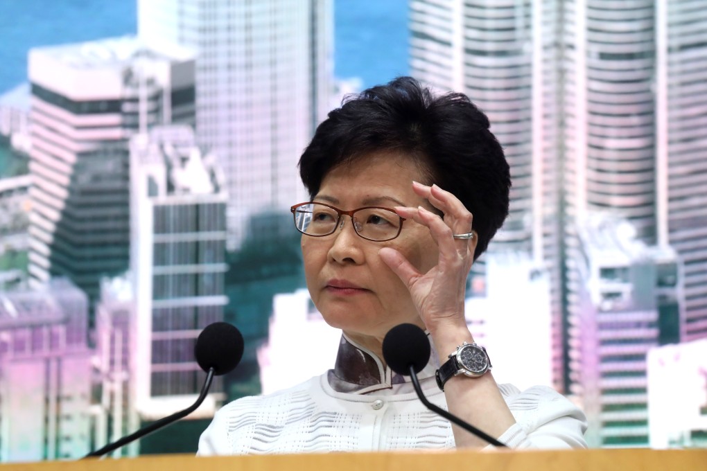 Chief Executive Carrie Lam belatedly apologised some six hours after the march started on Sunday. Photo: K.Y. Cheng
