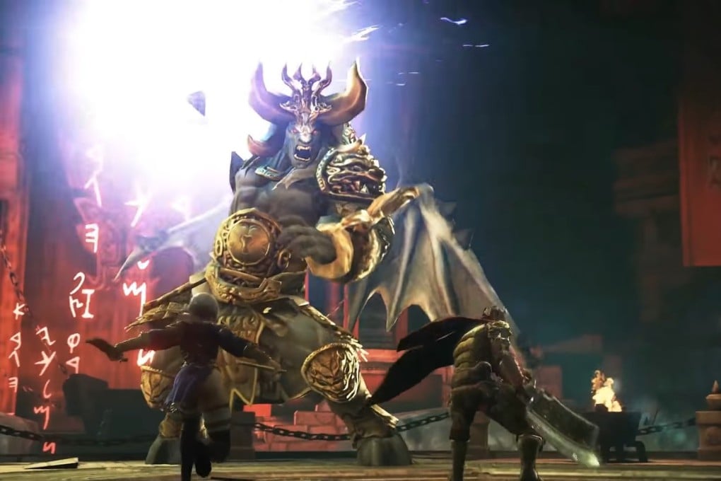 A screen grab from a trailer for a mobile version of The Legend of Mir. Image: WeMade via YouTube