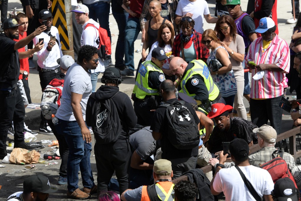 A shooting incident occurred in Toronto on Monday as the Raptors celebrated their NBA title. Photo: Dan Hamilton, USA Today
