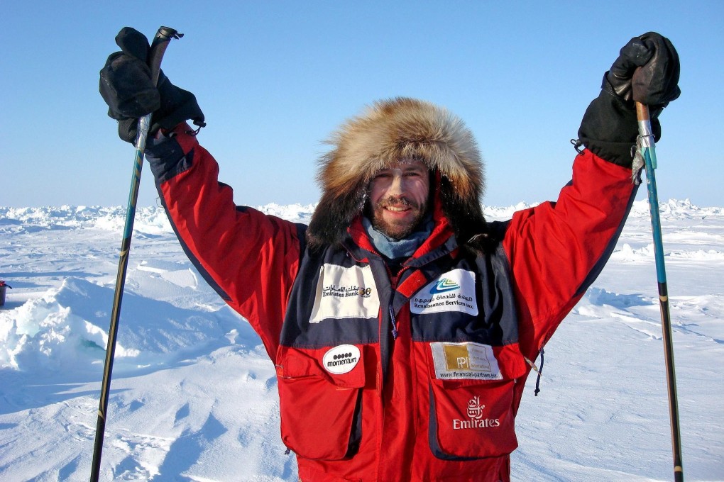 Adrian Hayes, the fastest man to complete the Three Poles – the North Pole, South Pole and Mount Everest. Photo: EPA