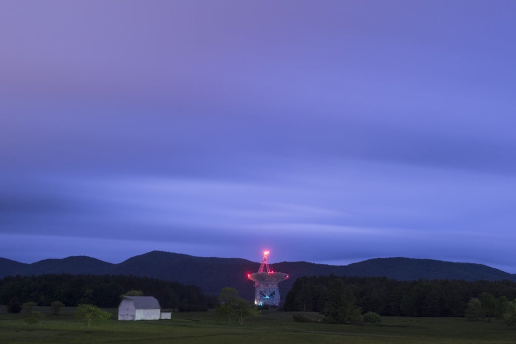 Researchers used ground-based telescopes such as the Green Bank telescope in West Virginia. Photo: AFP