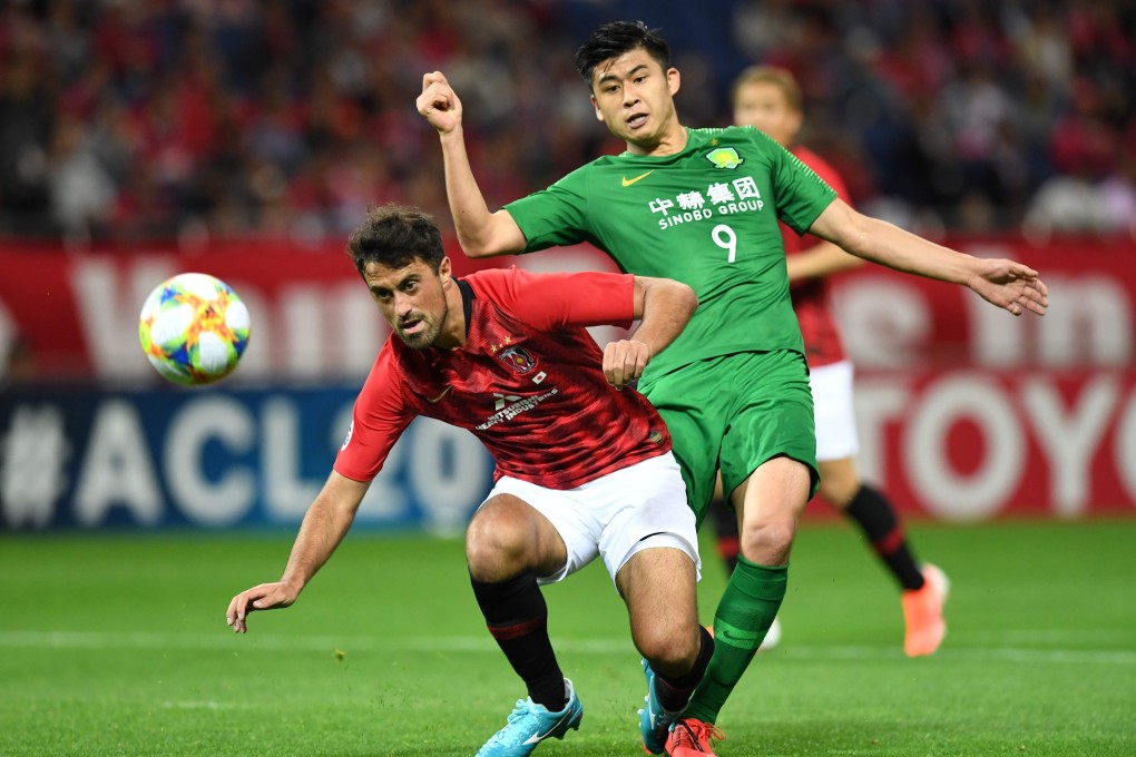 Beijing Guoan’s Zhang Yuning in action during the 2019 AFC Champions League. Photo: AFP