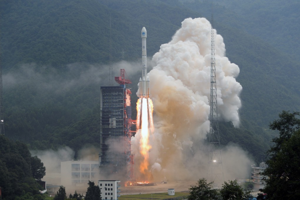 China sends twin BeiDou navigation satellites into space via a single carrier rocket from Xichang Satellite Launch Centre in Xichang, Sichuan province, last year. Photo: Xinhua