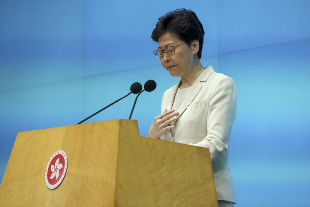 Hong Kong Chief Executive Carrie Lam struggles to connect with Hongkongers, civil servants tell the Post. Photo: Sam Tsang