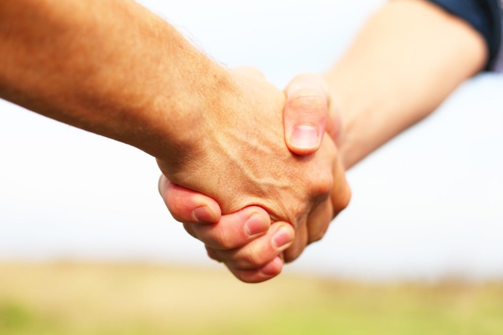 A strong handshake is believed by some to indicate confidence and power. In fact hand-grip strength is a window into your health. Photo: Shutterstock