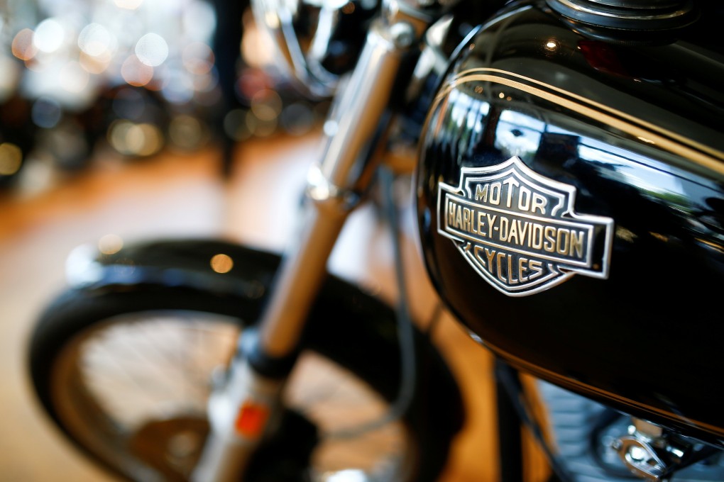 Harley-Davidson motorcycles are displayed for sale at a showroom in London on June 22 2018. Photo: Reuters