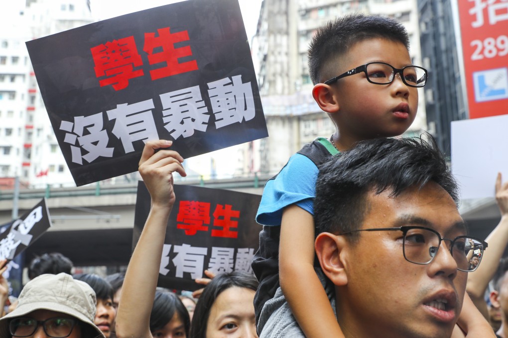 For some Hongkongers, the protests against the proposed extradition amendment and the chief executive have been a family affair. Photo: Edmond So