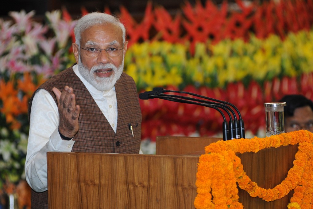 Indian Prime Minister Narendra Modi won a second term in office, and is now seeking to regain the trust of minority Muslims. Photo: EPA