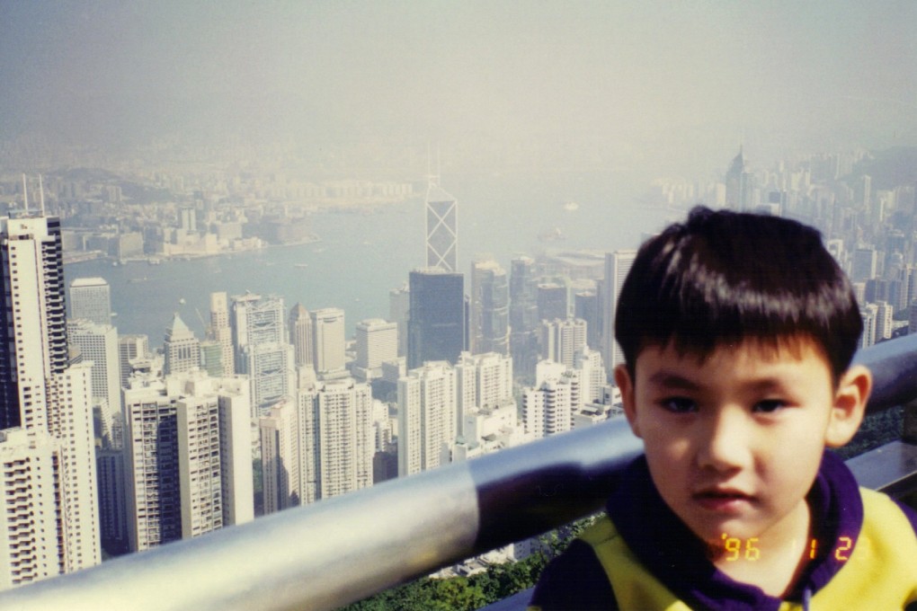 Simon Tse, seen in a pre-handover 1996 childhood photo taken at The Peak in Hong Kong. Born Canadian in Hong Kong, he calls himself a “Honger”, or “Hong Kong Canadian”, but not “Chinese Canadian”. Photo: Courtesy of Simon Tse