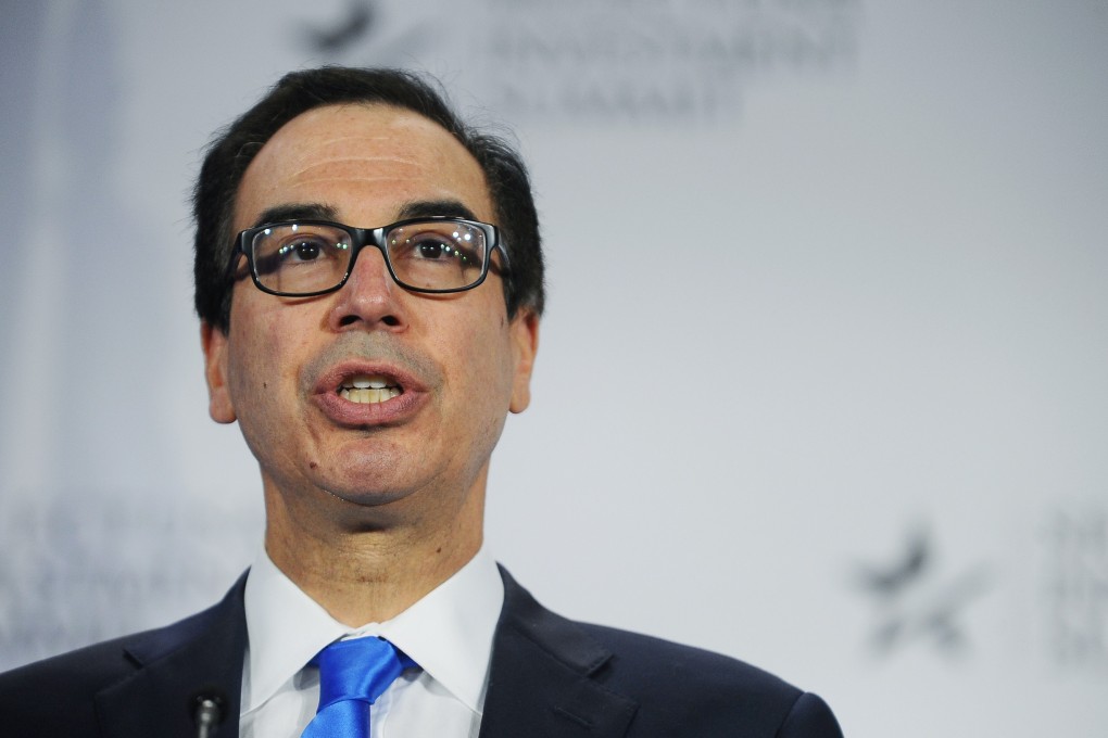 US Treasury Secretary Steven Mnuchin is said to have held up the imposition of sanctions on Chinese officials involved in internment of Uygurs in Xinjiang. Photo: Reuters