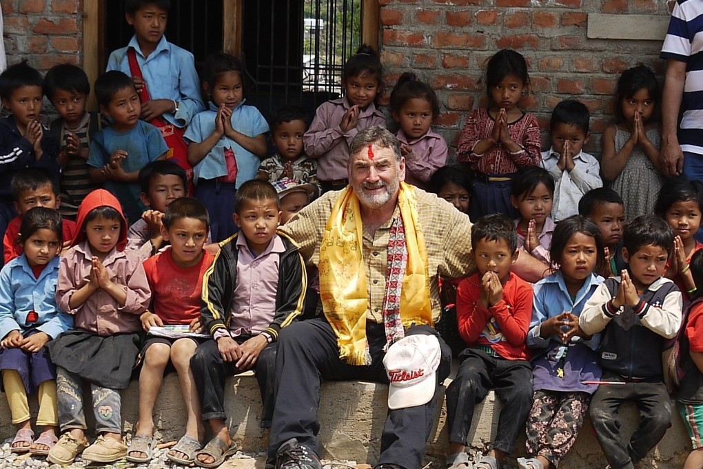 Roy Francis was part of the 1976 British Army expedition to climb Everest, and is now working to build schools in areas effect by the 2015 Nepal Earthquake. Photos: Aide Nepal Magnoac