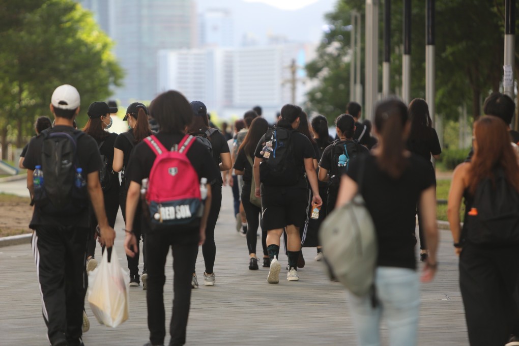 Protesters were back in Admiralty on Friday. Photo: Winson Wong