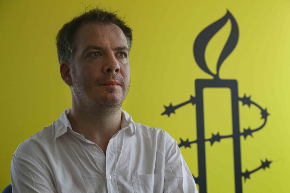 Sam Dubberley, manager of Amnesty International’s digital verification corps, is helping to train a network of student researchers. Photo: Edmond So