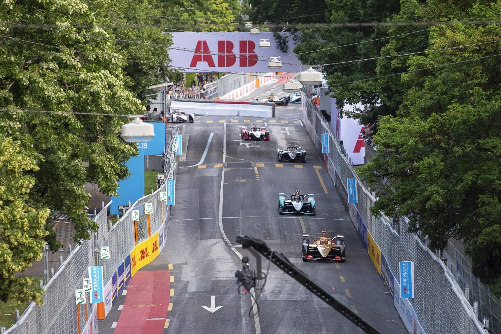 French Formula E driver Jean-Eric Vergne (front) has almost won his second Formula E title. Photo: EPA
