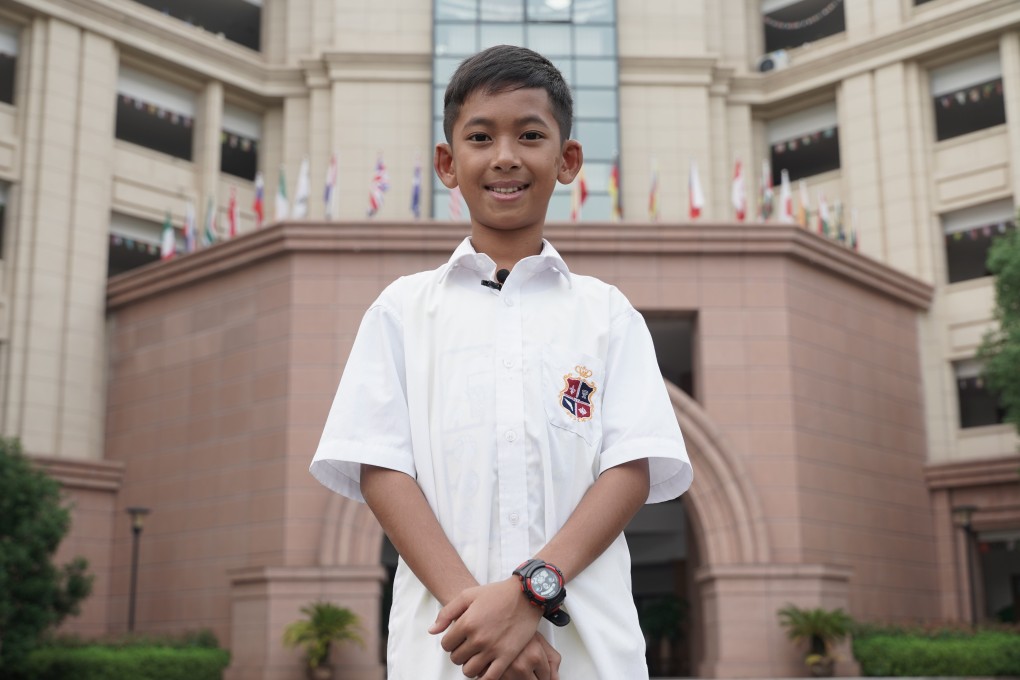 Cambodian teenager Thuch has thrown himself into his studies at the Hailiang Foreign Language School in east China. Photo: Thomas Yau