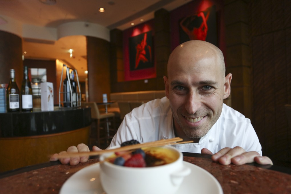 Celebrity pastry chef Jason Licker at Le Méridien Cyberport, in Hong Kong. Photo: Jonathan Wong