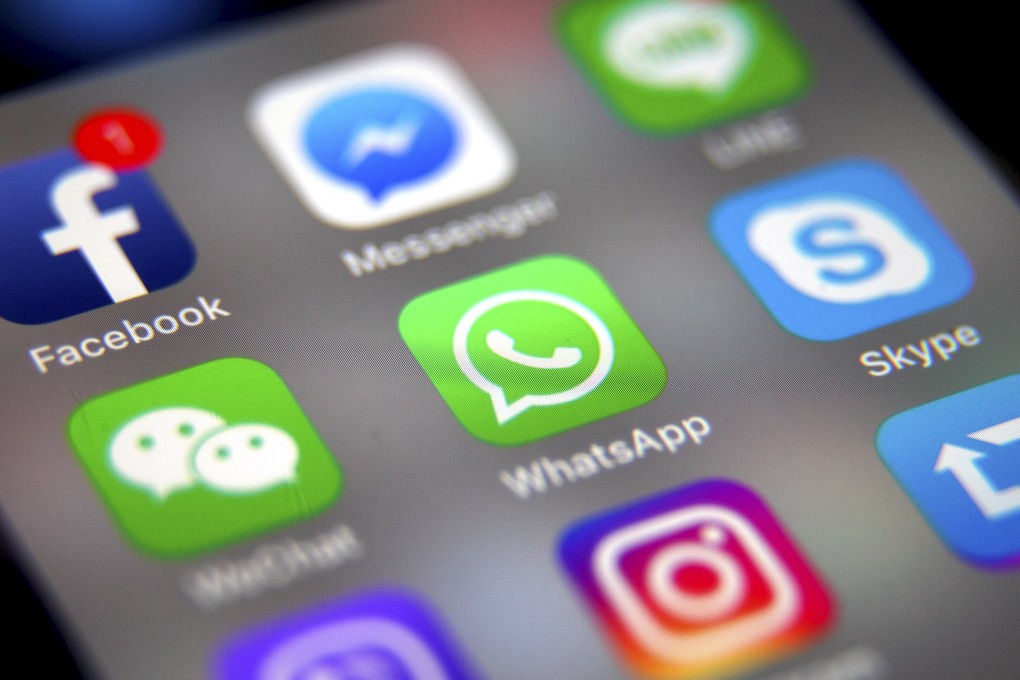 App icons on a phone screen. File photo: EPA