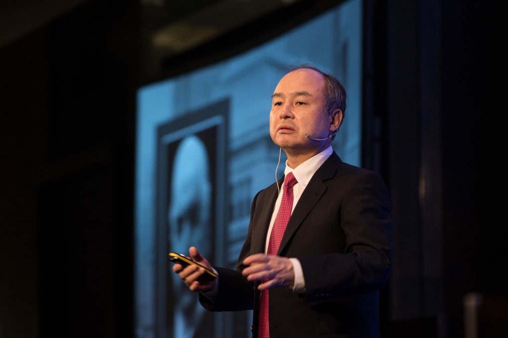 Masayoshi Son, the founder, chairman and chief executive of Japanese conglomerate SoftBank Group Corp, looks on during the G2 and Beyond Conference in Taipei on June 22, 2019. Photo: Bloomberg