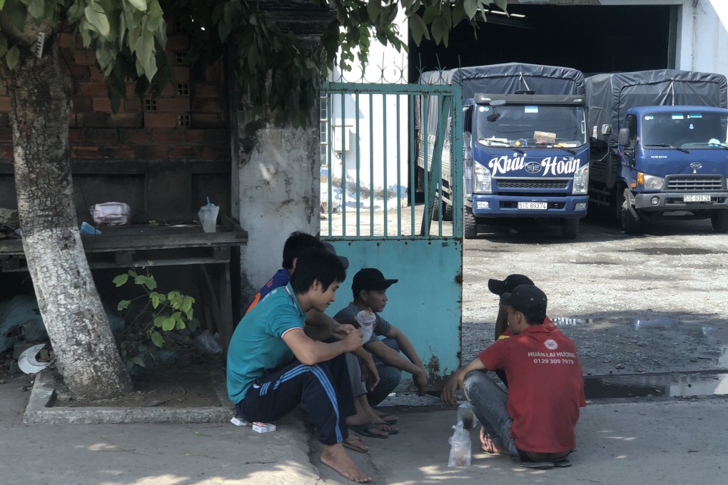 Workers outside a factory in Vietnam. Photo: Cissy Zhou
