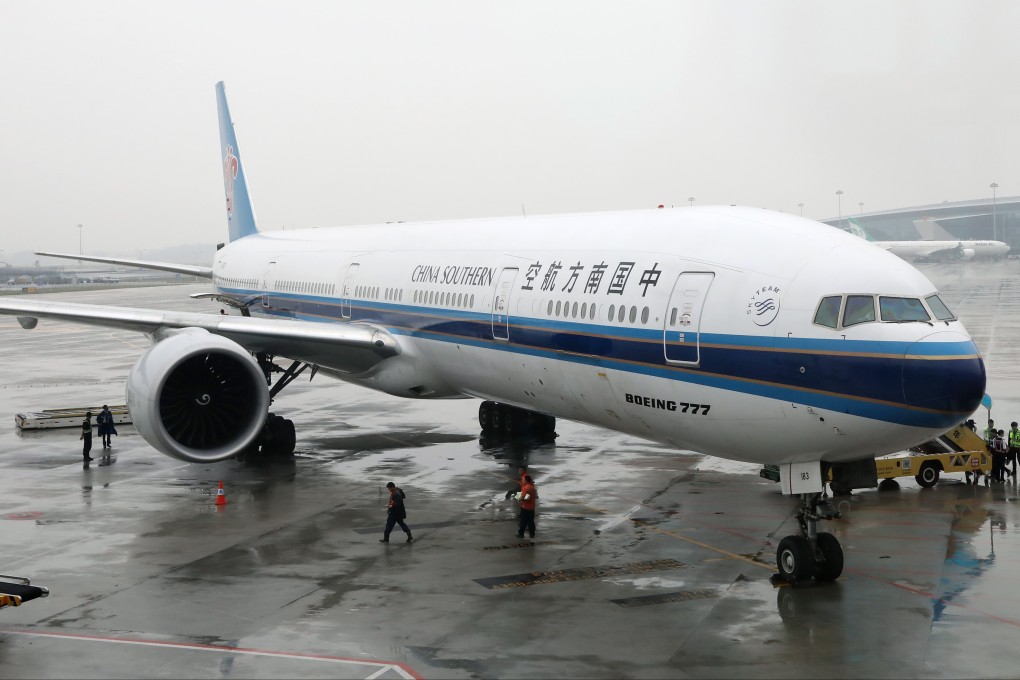 China Southern is aiming to become the world’s largest airline in three years. Photo: Edward Wong