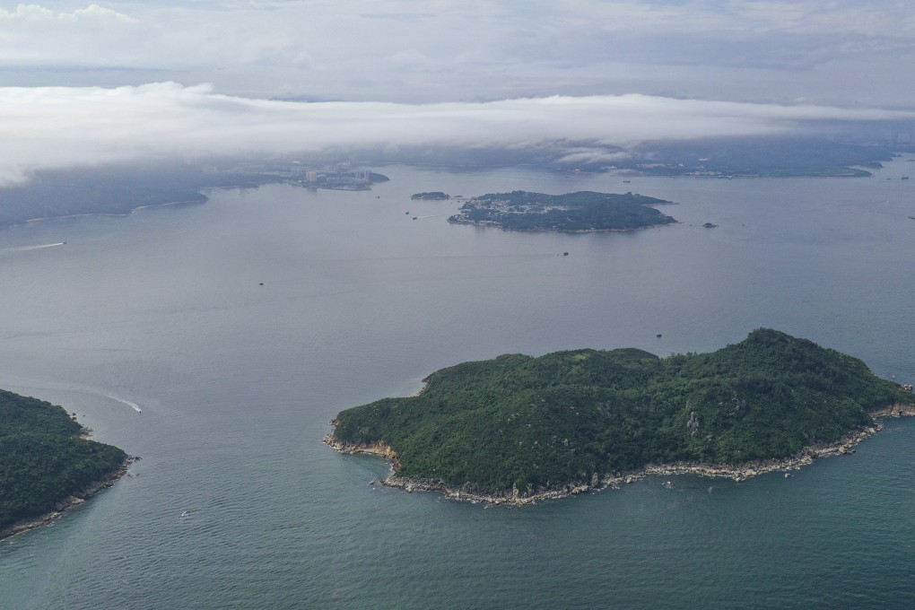 The Lantau Tomorrow Vision proposes 1,700 hectares of man-made islands off Lantau Island, seen in the background. Photo: Martin Chan