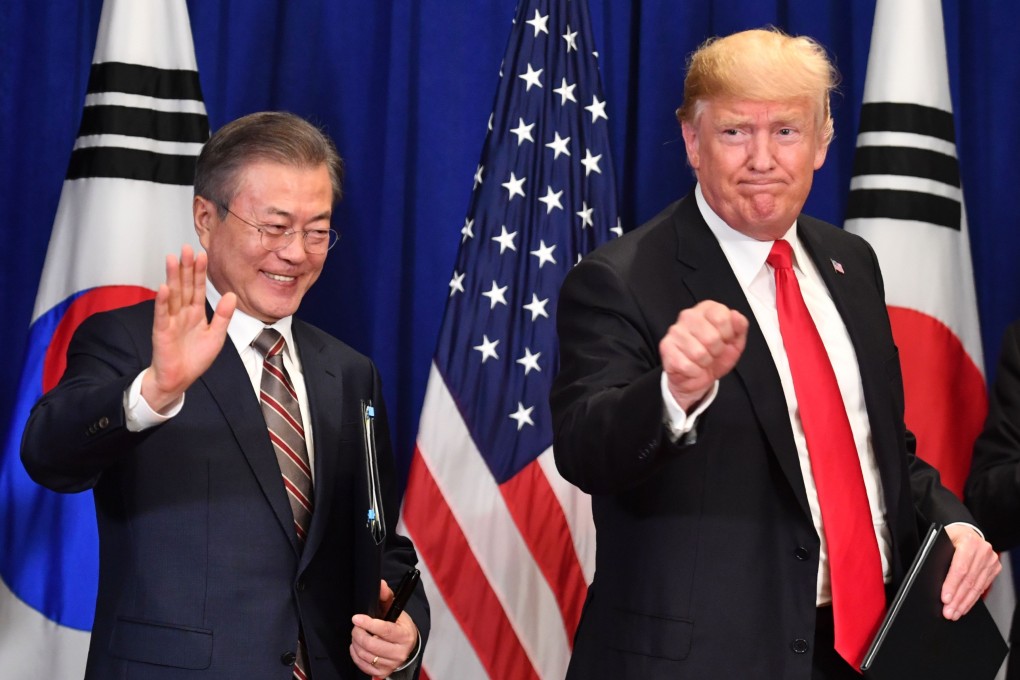 South Korean President Moon Jae-in and his American counterpart Donald Trump will have “in-depth” denuclearisation discussions during their summit, according to the presidential Blue House. Photo: AFP