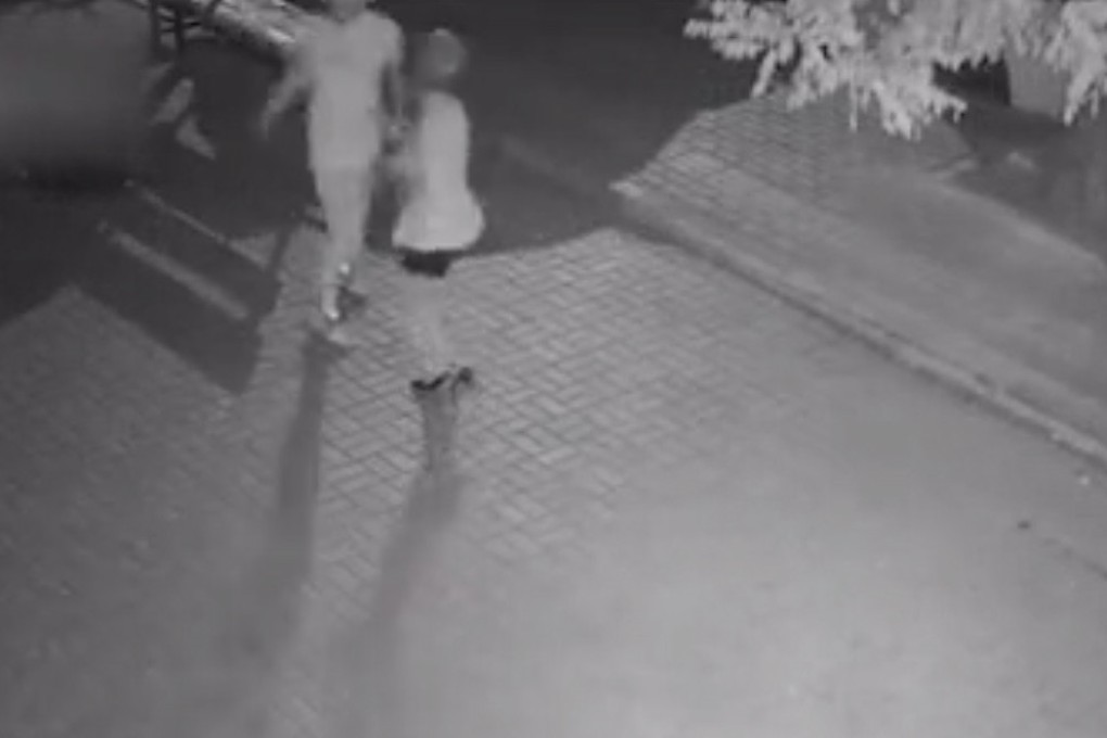 Chinese police have appealed to social media users for help in their hunt for a man seen viciously beating a woman in a surveillance video of unknown origin which was shared online. Photo: The Paper