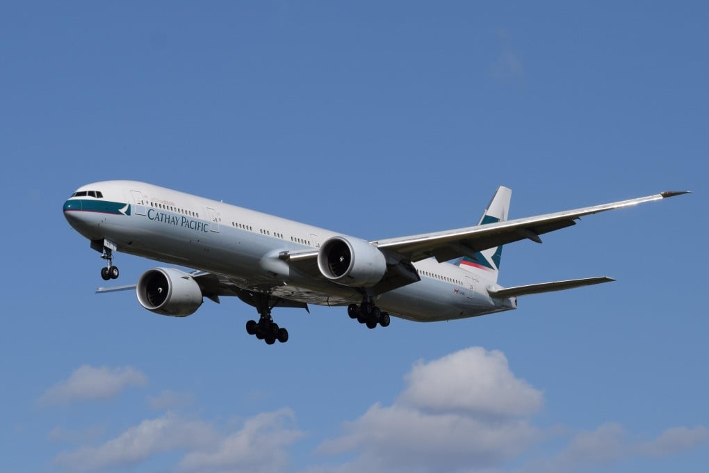 A Cathay Pacific Boeing 777-300ER was bound for London but turned back over Henan province. Photo: Alamy