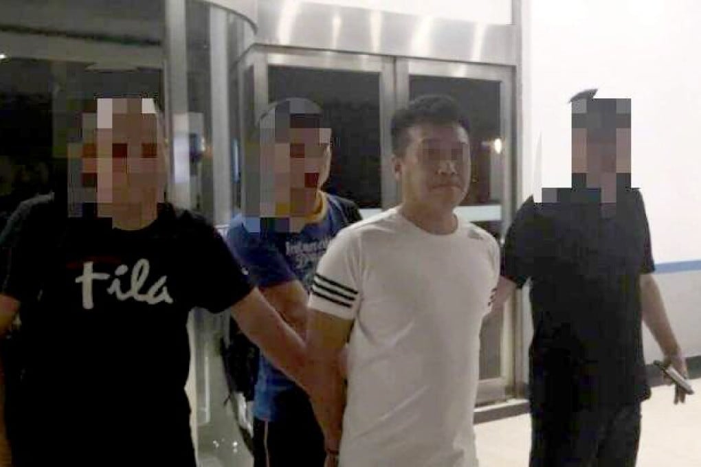 Dalian police detained a man on Tuesday night in relation to an assault on a woman which sparked a nationwide manhunt after surveillance camera footage of the attack was shared on social media. Photo: The Paper