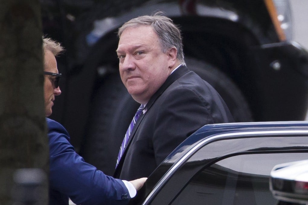 A Chinese tabloid described US Secretary of State Mike Pompeo as the “hawk of hawks” for trying to direct Washington’s foreign policy against China. Photo: AP