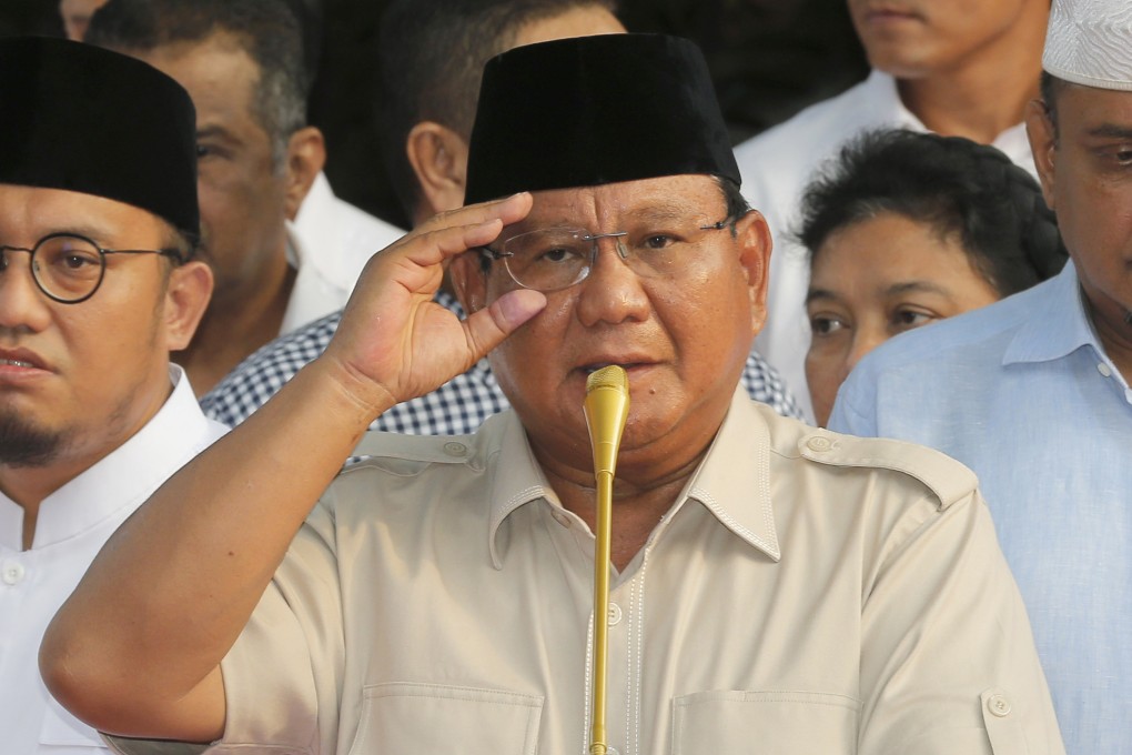 Indonesian presidential candidate Prabowo Subianto. Photo: AP