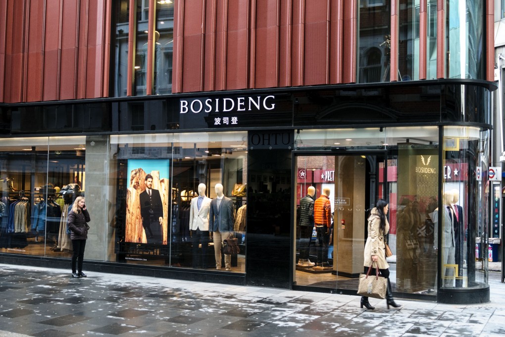 A Bosideng shop on Bond Street in London. The company plans to revamp its retail presence and target a younger, higher-spending clientele. Photo: Alamy Stock Photo