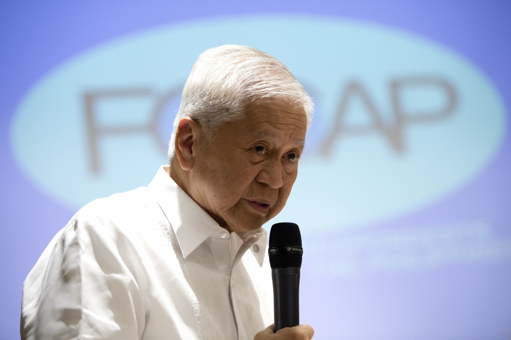 Albert del Rosario – pictured in 2015, during his time as the Philippines’ foreign affairs secretary – was denied entry to Hong Kong on June 21 and sent home. Photo: AFP