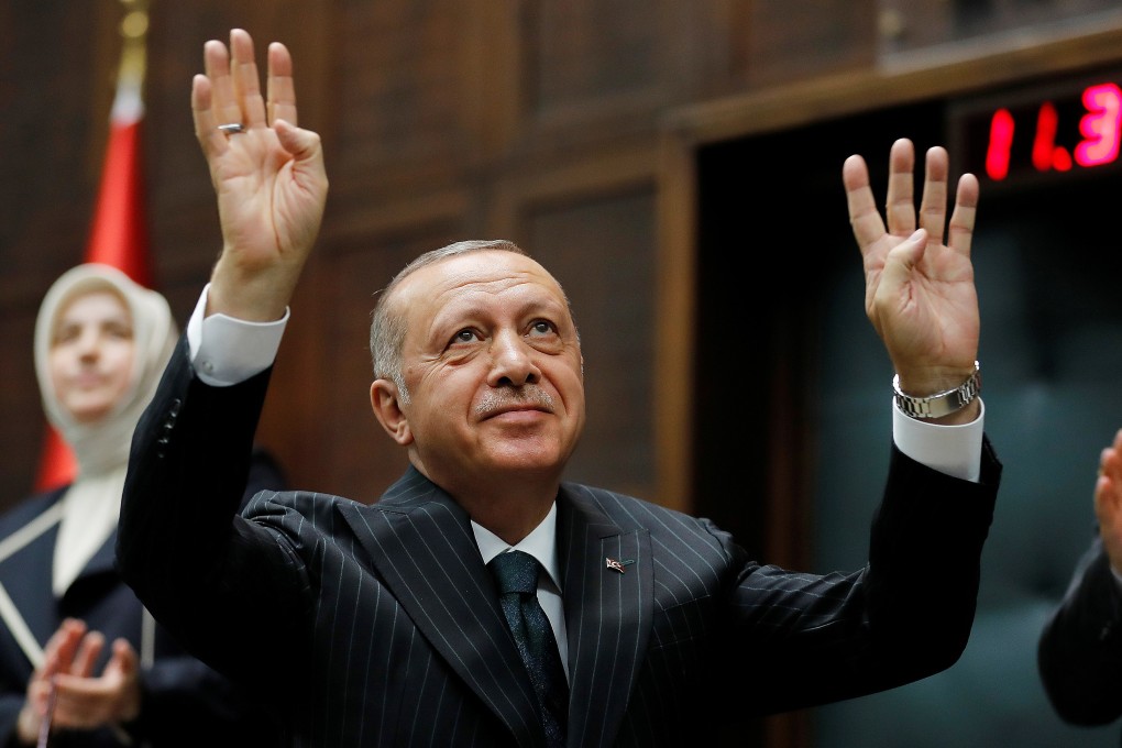 Turkish President Recep Tayyip Erdogan at the parliament in Ankara on June 25. Photo: Reuters