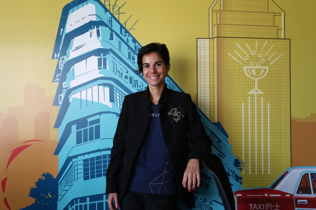 Karen Contet Farzam, AngelHub’s co-founder and CEO, says she is not worried about starting out amid the US-China trade war. Photo: Jonathan Wong