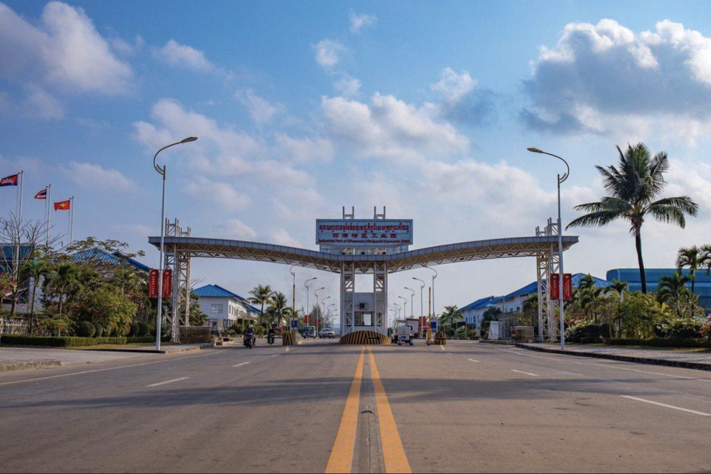 Sihanoukville Special Economic Zone, which the US says has been used to evade tariffs. Photo: Twitter