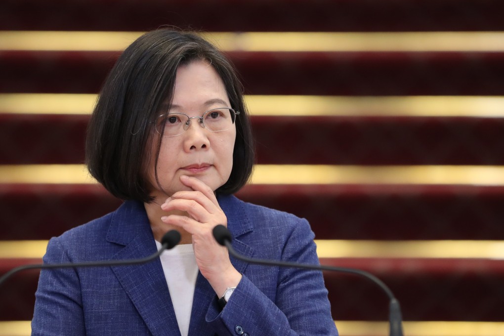 Taiwan’s president, Tsai Ing-wen, has said repeatedly the island would not accept the “one country, two systems” model proposed by China. Photo: EPA-EFE