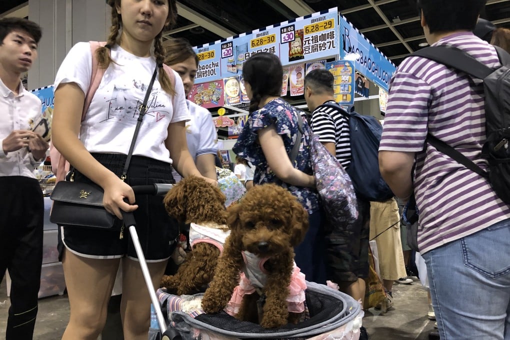 The Premium Pet Supplies Expo will close a day early after the government ordered the Hong Kong Convention and Exhibition Centre to be closed on Sunday. Photo: Danny Lee