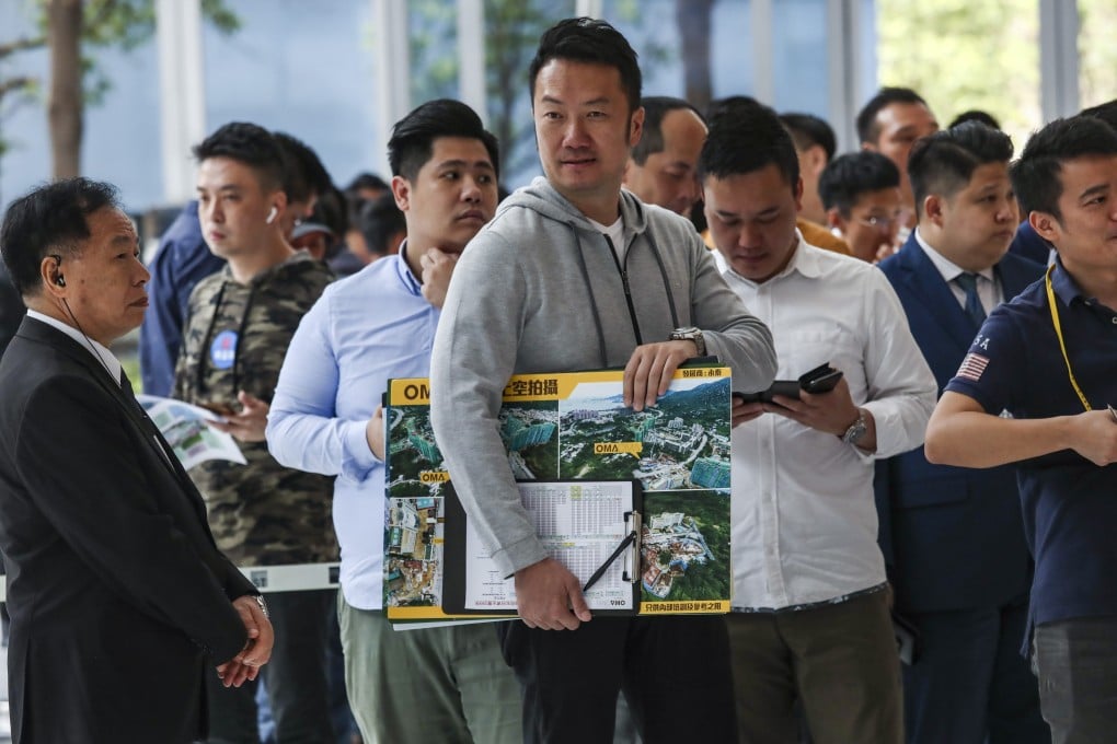 Buyers had snapped up 130 units out of the 193 on offer at Wing Tai Properties’ Oma Oma development as of 5pm on Sunday. Photo: Jonathan Wong